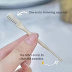 3/5/12pcs 360° Rotating Dual-Head Manual Nose Hair Trimmer and Cleaner