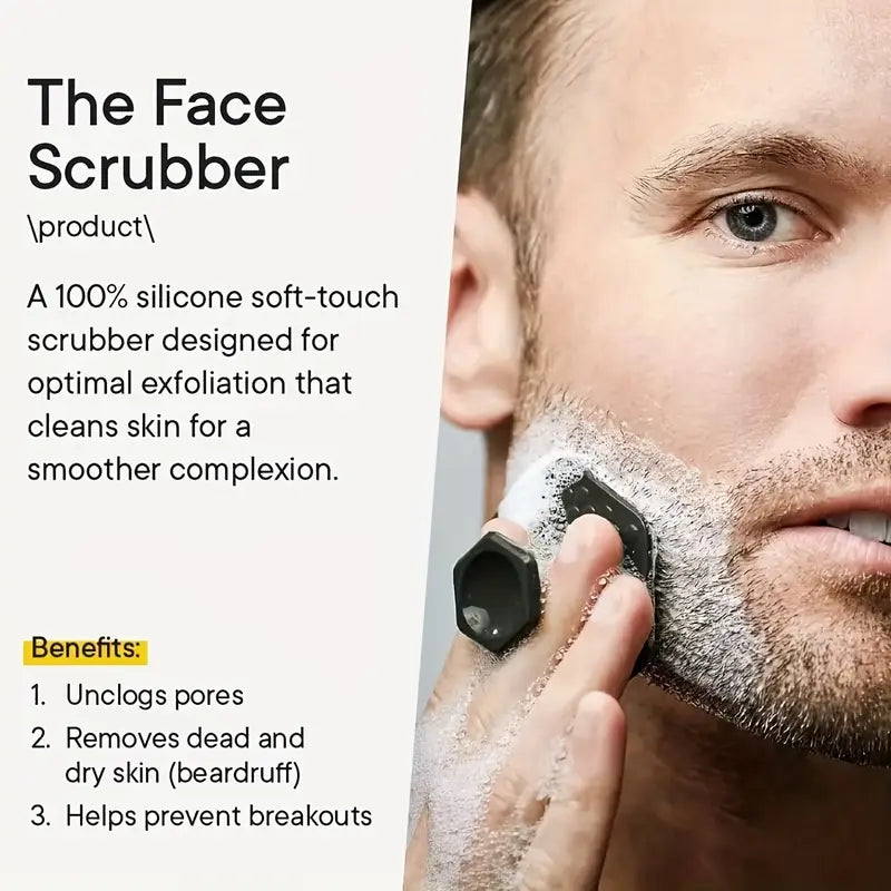 Silicone Men’s Facial Brush