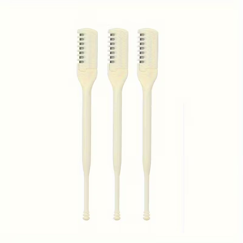 3/5/12pcs 360° Rotating Dual-Head Manual Nose Hair Trimmer and Cleaner
